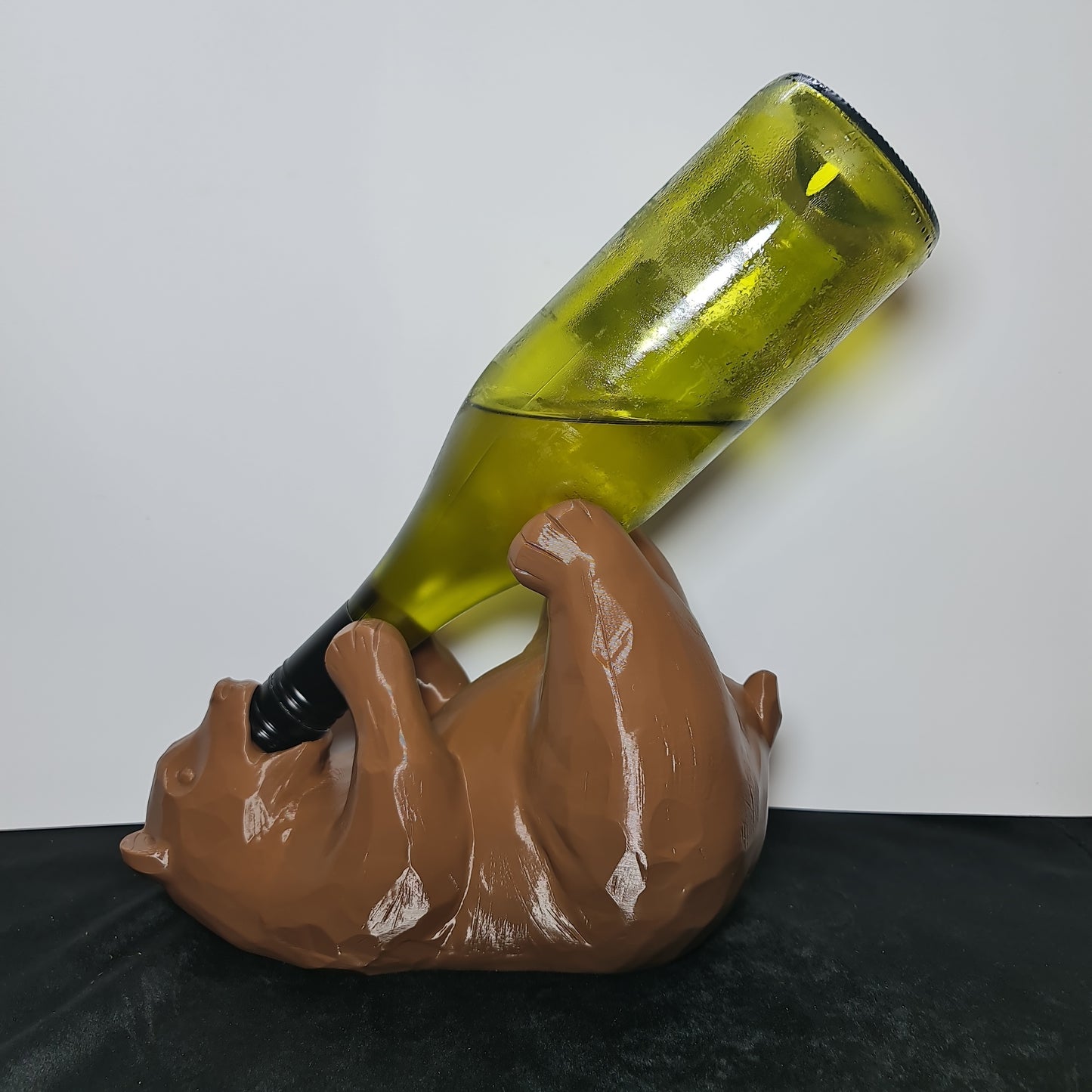 Bear wine bottle holder