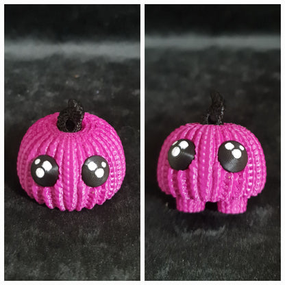 Crochet Pumpkin Keychain