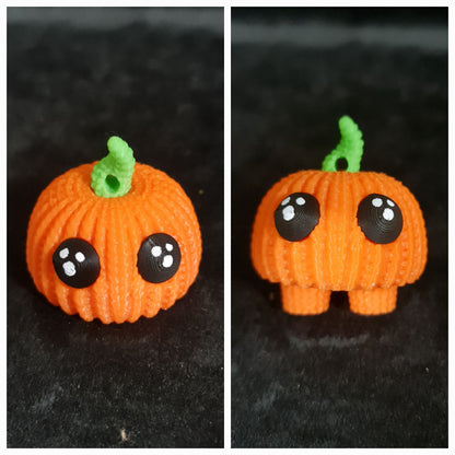 Crochet Pumpkin Keychain