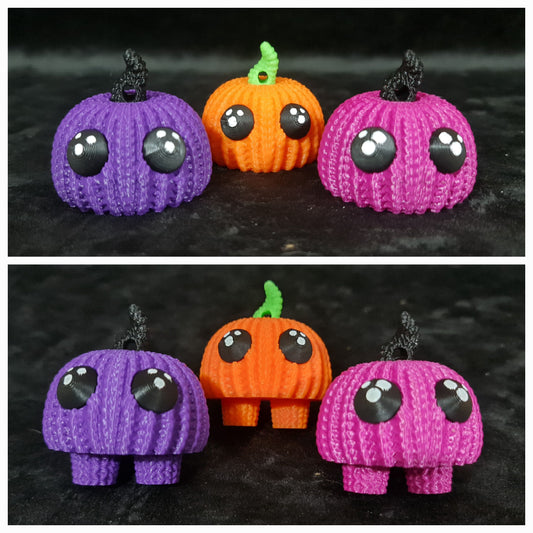 Crochet Pumpkin Keychain