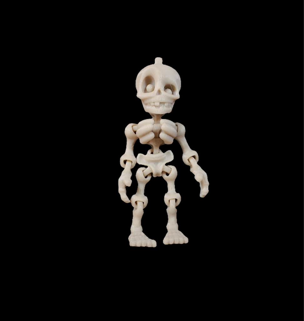 Mini Skeleton Keychain