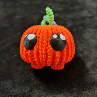 Crochet Pumpkin Keychain